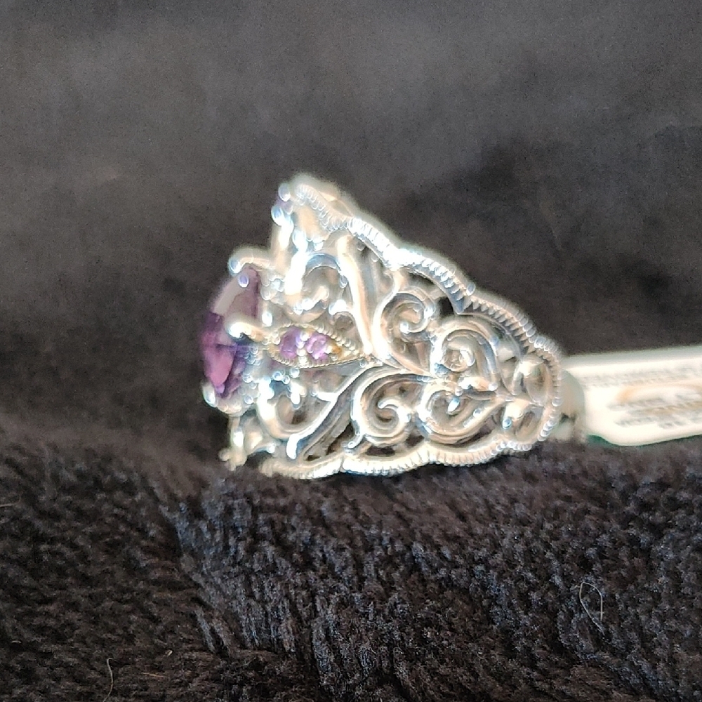 Effy Sterling Silver Amethyst Ring - Picture 3 of 7